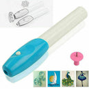 Quilling Tool Electric Slotted Origami Winder Steel Curling Pen Paper Craft D6O6