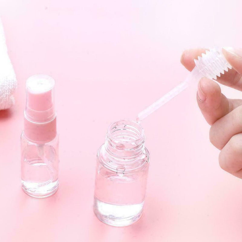 2Pcs Portable Spray Refillable Bottles Kit Plastic Bottle PET New Y9T8