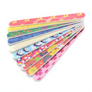 Top 10Pcs Nail Art Sanding File Buffer For Salon Manicure UV Gel Polisher Tool