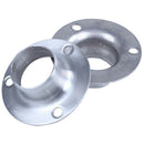 4pcs Wardrobe Hanging Rail Rod Support Socket Holder for 22mm Dia Tube L7D4