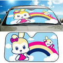 Foldable Cartoon Car windshield Cover Car sunshade-Keep Sun and Heat Reflector