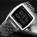 SKMEi Sports Steel Belt Watch Men's Led Digital Waterproof Electronic Watch
