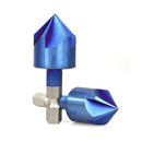 6Pcs 6-19mm 1/4" Hex Shank HSS Countersink Drill Bit 5 blades Chamfering Tools