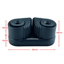 2x Marine Composite Cam Cleat Nylon Sailing Sailboat Ball Bearing Cam Cleats
