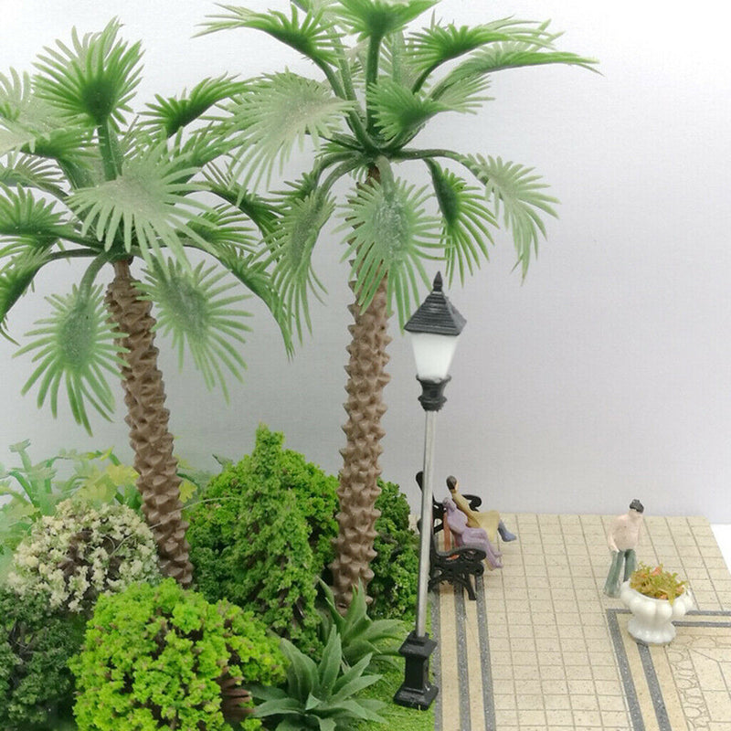 10Pcs Railway Led Lamppost Lamps Street Lights 1:100 HO Scale A