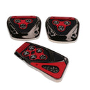 3X Universal Non-Slip Accelerator Brake Clutch Foot Pedals Pads Covers for MT