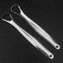 Stainless Steel Tongue Scraper Cleaner Pouchs Dental Oral Bacteria Long Han K3K5