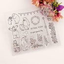Banner Flower Seal Stamp Cutting Dies Stencil Set DIY Scrapbooking Emboss