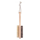 Wooden Natural Bristle Feet Cleaning Brushes Exfoliating Bath Scrubbers