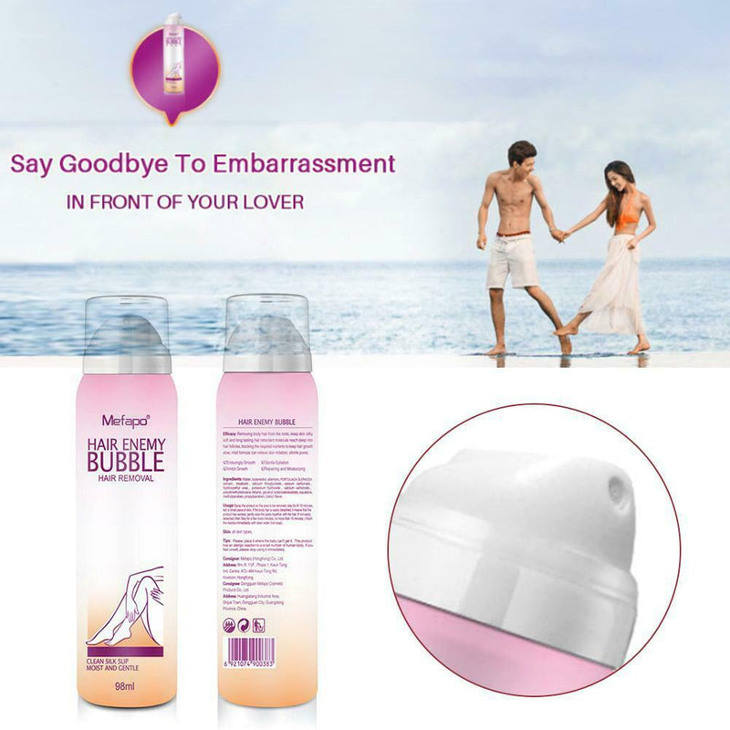 Spray & Wipe Hair Removal Spray Painless Remover Hair Body Care