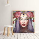 5D DIY Special Shaped Diamond Painting Girl Cross Stitch Mosaic Craft Kits