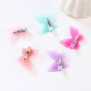 5X Bow Butterfly Hair Clips Girls Hair Grips Kids Hairpin Headwear Accessory  Z