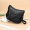 Solid Women Messenger Washed PU Leather Crossbody Bags Shoulder Handbags A