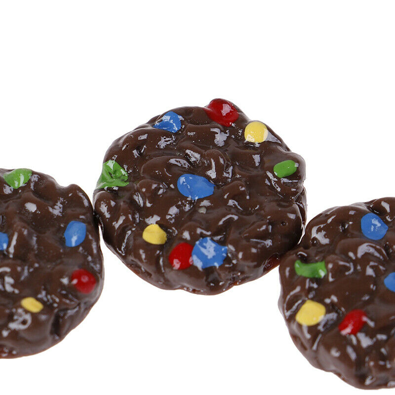 5Pcs Chocolate Bean Biscuits Polymer For Children Modeling Clay DIY Accessories