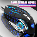 S20 Ergonomic Wired Gaming Mouse 6 Buttons 2400DPI LED USB Computer Mouse Mice