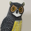 Realistic Owl Decoy Garden Protection Repellent Bird Scarer Control Scarecrow