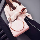 Fashion Female Shoulder Bag Pu Leather Women Handbag Simple Style Messenger W1M3