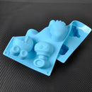 6-cavity Baby Cake Mould Chocolate Fondant Cake Candy Pastry Jelly Silicon Mold