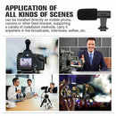 Portable Camera Microphone, Rabbit Hair Video Interview Microphone Directio O4B3