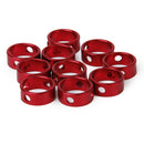 10pcs Alloy 3 Holes Ring Shape Rope Cord Guyline Runners Anti Slip Fastener