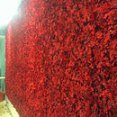 Artificial Flower Wall Panel Wedding Background Hanging Decor Props Red