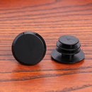 2pcs Bicycle Handlebar Plug Plastic Mountain Bike Grips End Covers (Black) A