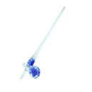1x Glass Dip Nib Ink Fountain Pen Signature Pen Writing Elegant Novelty Blue