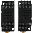 2pcs Relay 14-Pin 35mm DIN Rail HH54P MY4 Power Socket Base PYF14A