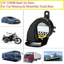 12V Waterproof Loud Snail Air Horn Siren 130dB For Universal Motorcycle Truc BX