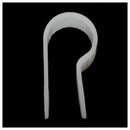 100 Pcs White Plastic Clip Clamp Fastener for 10mm Cable Wire Hose