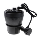 w/Compass Dual-USB Quick Charge Car Charger Adapter 2 Cigarette Lighter Sockets