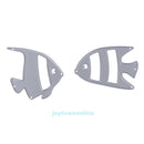 2Pcs Fish Cutting Dies DIY Scrapbooking Album Card Paper Embossing Decor Craft