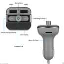 New Bluetooth Car Kit Wireless FM Transmitter Dual USB Charger Audio MP3 Player