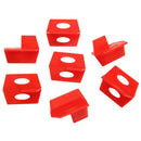 50pcs 2mm Tile Leveling System 3 Side Tile Spacer - Cross And T Wall Floor, X5X4