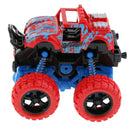Friction Powered Monster Truck with Big Tire Wheel Pull Back Vehicles Creative