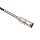 3 Pin XLR Male Jack to 1/4" 6.35mm Female Plug Stereo Microphone Cable Adapter