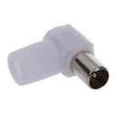 5 pieces 9.5mm connector right angled for antennas TV RF coaxial plug adapt