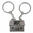 Pair Magnet Joint House Pendant Lover Keychain Keyring B7S2