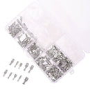 270Pcs Car Spade Connector Wire Crimp Terminal Block With Insulating Sleeve Ki3C