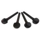 4x Violin Fiddle Tuning Pegs Ebony Wood for Violinist Musical Gift