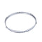 2 Pieces Die Cast Tom Drum Hoops Set 1.5mm Percussion Instrument Parts, 12 Inch