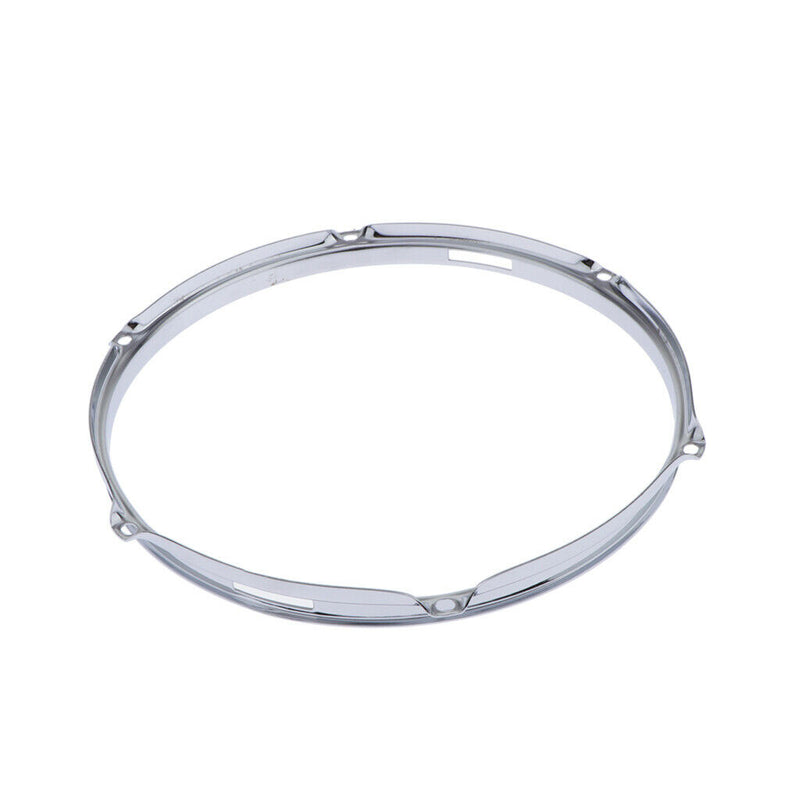 2 Pieces Die Cast Tom Drum Hoops Set 1.5mm Percussion Instrument Parts, 12 Inch
