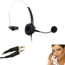2.5mmHands-free Call Center Headset Noise Canceling Telephone Headphone