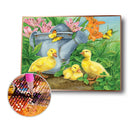5D Rhinestone Picture Full Round Drill DIY Ducks Mosaic Diamond Painting