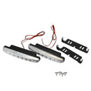 Universal Pair Daytime Running DRL Daylight 2Pcs 8 LED Car Super Bright Whi