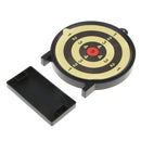 Shooting Target Plate Sticking Buffering Targets with Stringy Layer