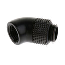 G1/4'' Thread 45Degree Rotary PC Water Cooling Tube Connector Fitting Black