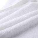 100% Cotton 525x405mm Hand Towel Washcloth with Hook for Golf Sports White