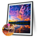Full Drill Rhinestone Poster DIY Fantasy Cloud Sky Diamond Painting (B3238)