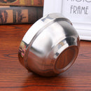 Rice Bowls Double Layer Stainless Steel Bowls Child Anti-Hot Insulatation